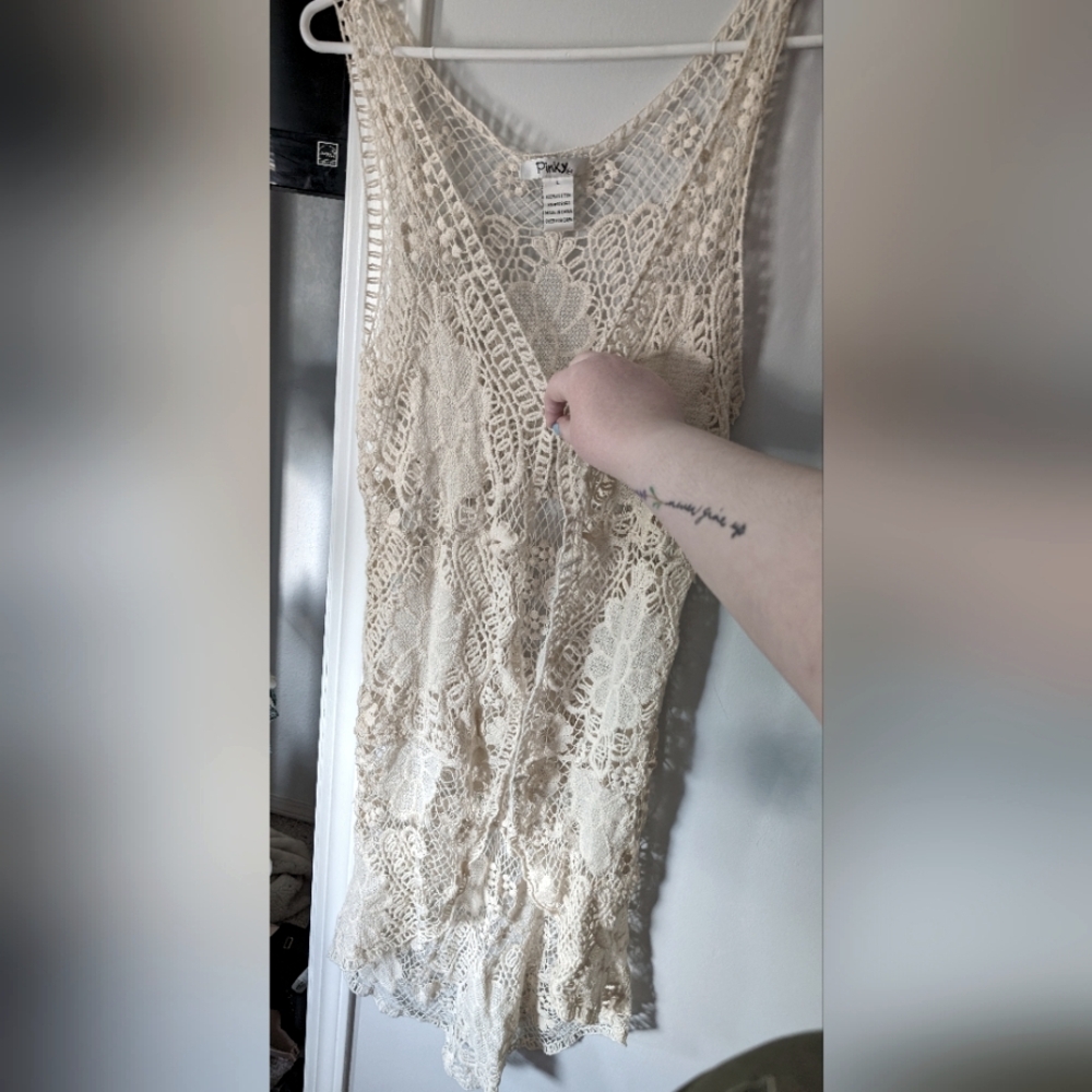 BNWT Boho Sleeveless Cardigan
